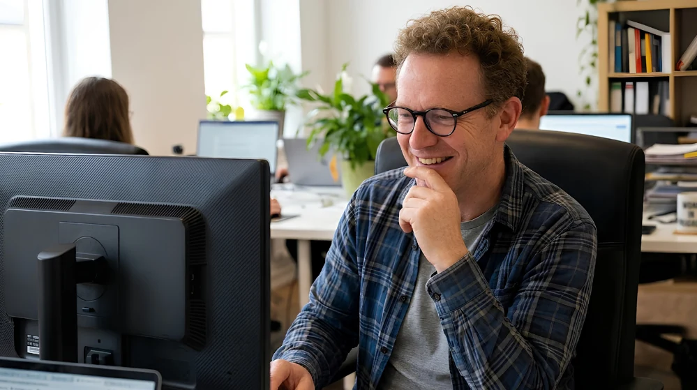 Team der samarbejder om artikler og vidensressourcer