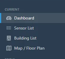 Side menu with Dashboard highlighted.