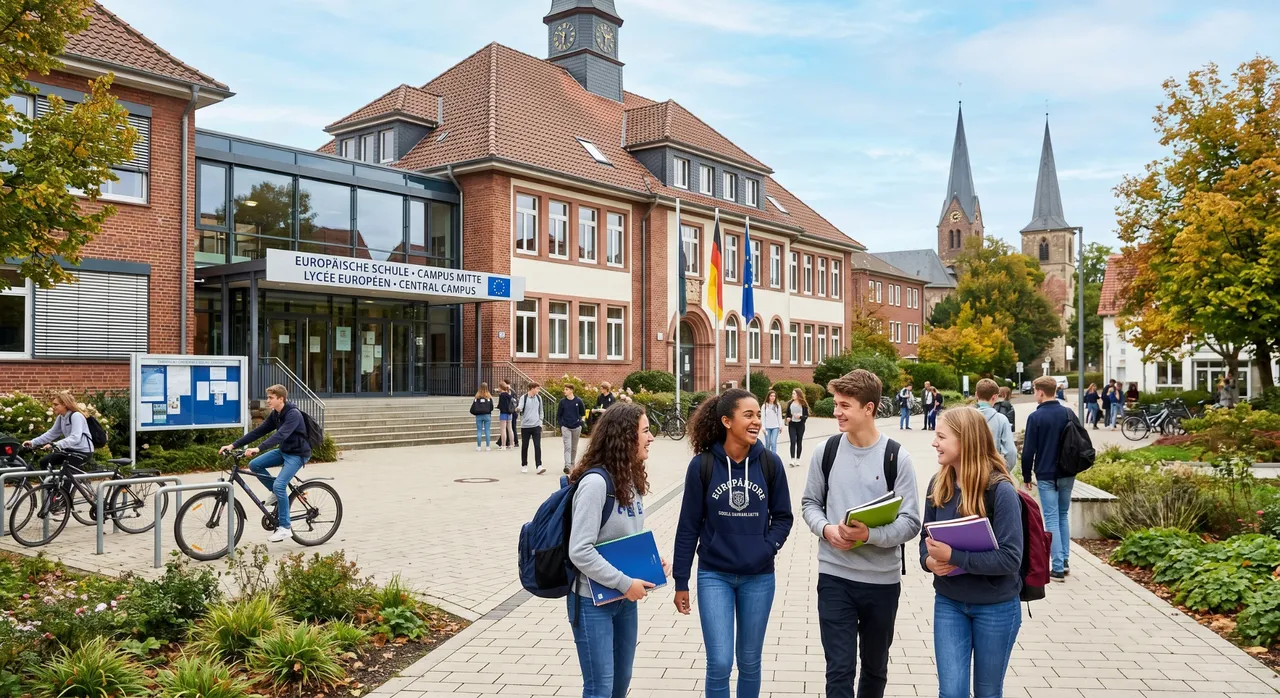 Students in a bright, well-ventilated classroom