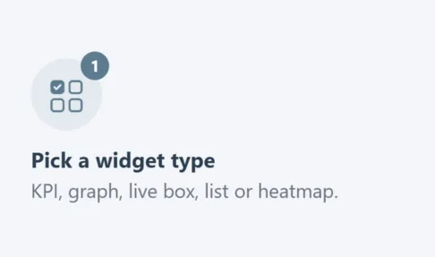 Step 1: Pick a widget type