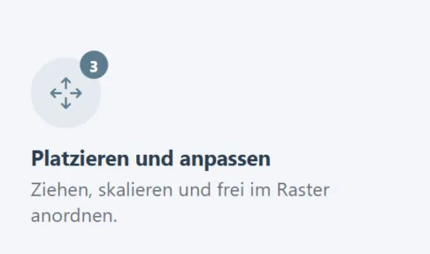 Schritt 3: Platzieren und anpassen