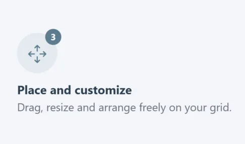 Step 3: Place and customize