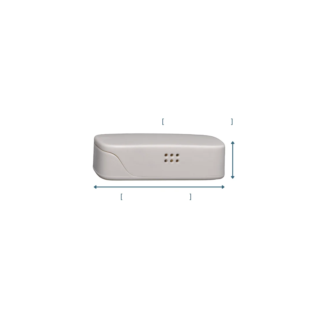 RoomAlyzer Air Humidity sensor, side view for physical dimensions