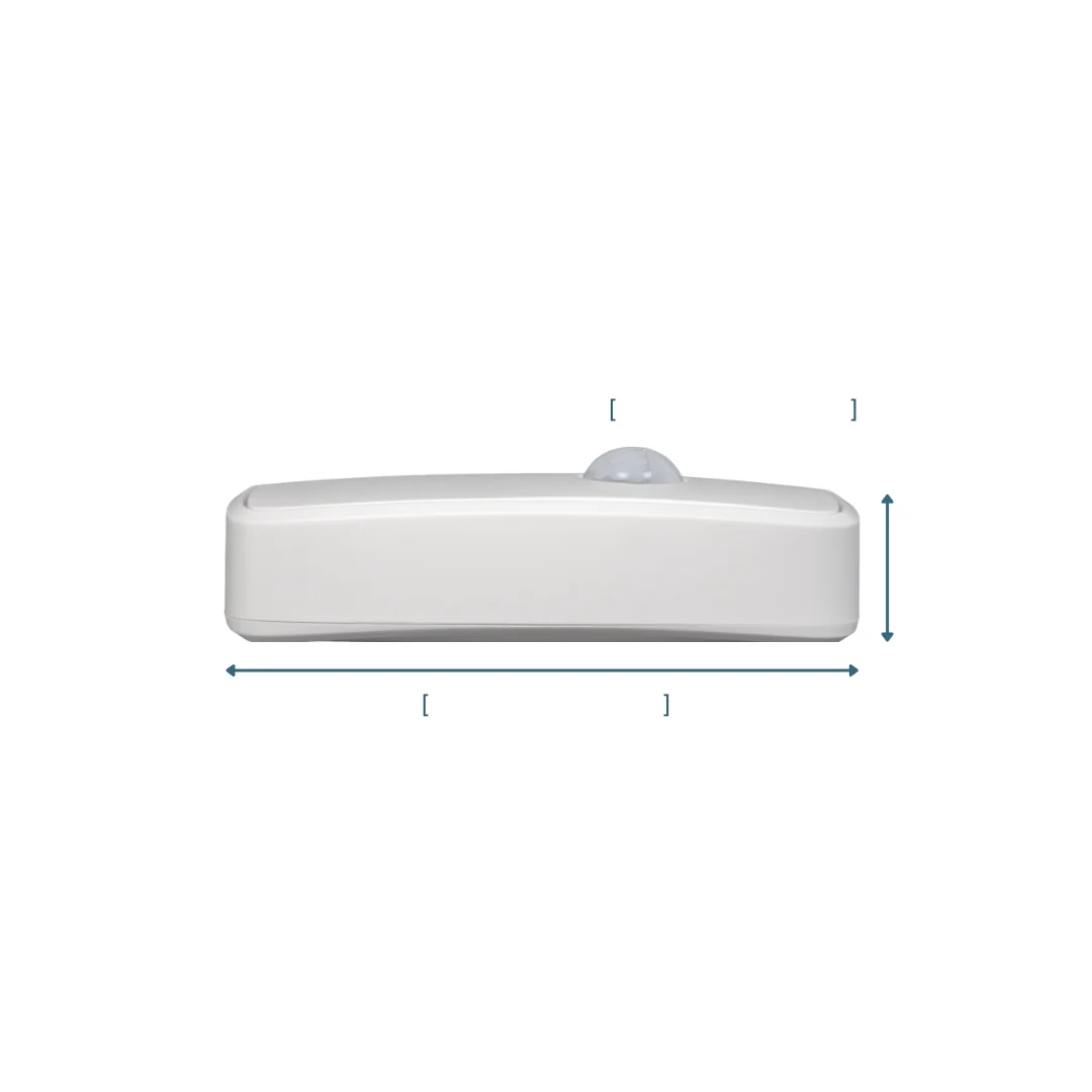 RoomAlyzer Air Mini+ PIR sensor, side view for physical dimensions